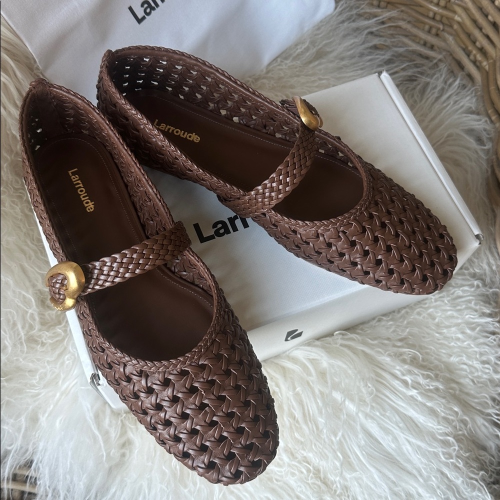 NEW IN BOX | Larroudé Verona New Macrame Ballet Flat | size 10 - Picture 3 of 14